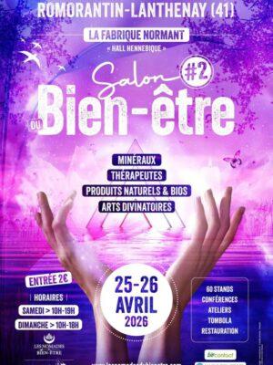 Présence au Salon du Bien-être de Romorantin (41) 2026